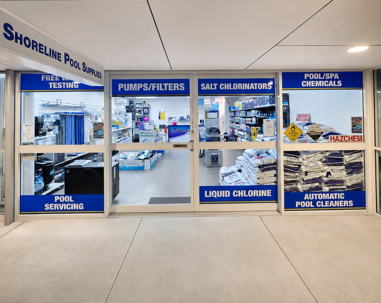 Shoreline Pool Supplies Coolum Beach Storefront